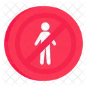 No Person No Entry No Man Icon
