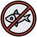 No Hay Pesca Senal Advertencia Simbolo Parada Icon