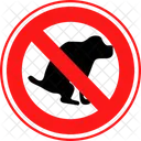 No Se Permiten Excrementos De Mascotas No Se Permiten Cachorros Prohibido Icono
