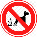 No Se Permiten Excrementos De Mascotas Ni Cachorros Prohibido Icono