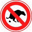No Se Permiten Excrementos De Mascotas No Se Permiten Cachorros Prohibido Icono