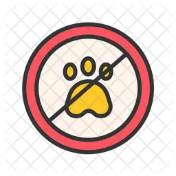 No Pet Sign  Icon