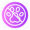 No Pets Warning Sign Signaling Icon