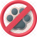No Pets Forbidden Dog Icon