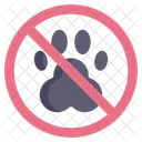 No Pets No Dog Animal Icon