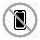 No Phone Warning Prohibition Icon