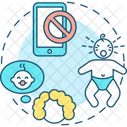 No phone as pacifier  Icon