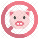 No Pig No Pork Fasting Icon