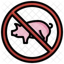 No Pig Pork No Food Icon