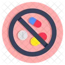 No Pill Tablet No Capsules Icon