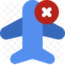 Forbidden Fly Airplane Icon