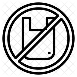 No plastic Icon