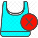 No Plastic Plastic Banned Forbidden Icon