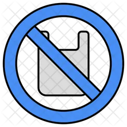 No Plastic Bag  Icon