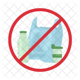 No plastic bag  Icon