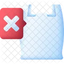 No Plastic Bag Bag Plastic Icon