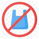 No Plastic No Plastic Bag Plastic Icon