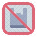 No Plastic Bag Plastic Free Eco Friendly Icon