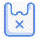 No Plastic Bag Bag Plastic Icon