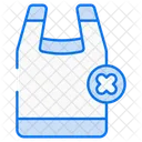No Plastic Bag Icon