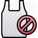 No Plastic Bag Icon