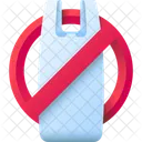 No Plastic Bags Icon