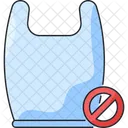 No Plastic Bags Ecology And Environment No Pastic Icon