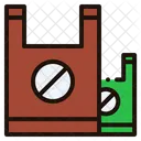 No Plastic Bags  Icon