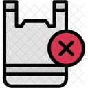 No Plastic Bags Ecology Pollution Icon