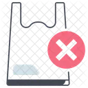 No Plastic Bags  Icon