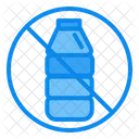 No Plastic Bottle  Icon