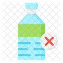 No Plastic Bottle  Icon