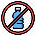 No Plastic No Plastic Bottle No Bottle Icon