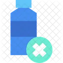 No Plastic Bottle Recycle Icon