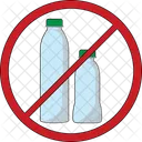 No Plastic Bottle  Icon