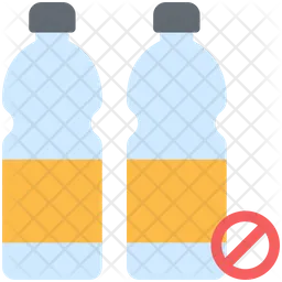 No Plastic Bottles  Icon