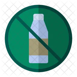 No Plastic Bottles  Icon