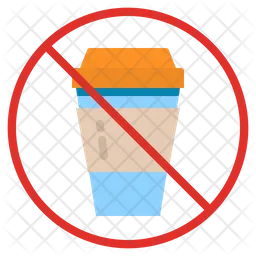 No Plastic Cup  Icon