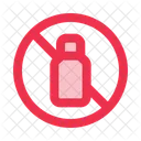 No Plastic Plastic No Plastic Bottles Icon