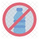 No Plastic Pollution Plastic Icon