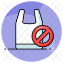 No Plastic Polythene Prohibited Icône