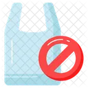 No Plastic Polythene Prohibited Icône