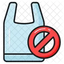 No Plastic Polythene Prohibited Icône