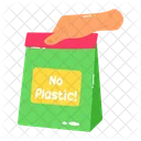 No Plastic  Icon