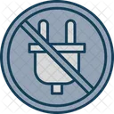 Prohibition Forbidden Electronics Icon