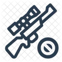 No Poaching Illegal Hunting Law Enforcement Icon