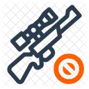 No Poaching Illegal Hunting Law Enforcement Icon