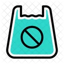 Bag Plastic Restricted Icon
