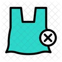 Plastic Bag Stop Icon
