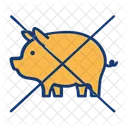 Pork Lard Pig Icon